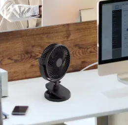 2024 Portable Mini Handheld Fan Custom Logo Desktop fan two wind speed