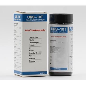 Faixa de teste de urina 10 Parâmetro 10T Faixa de urina