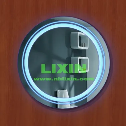 Factory direct LIXIN backlit mirror with touch switch mp3 blue tooth touch switch