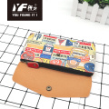 Custom traffic symbol style PU pencil case