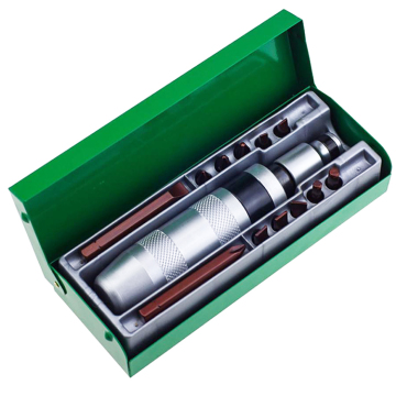 Rusted Screw Extractor Set with S2 Bits and Hex Socket Adapter