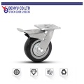 Heavy Duty Black PU Wear Resistant Cart Caster