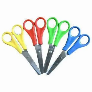 School Scissors with Degree Scale, Made of Stainless Steel, Customized Designs/OEM Orders Welcome