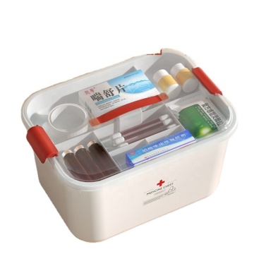 Multi Functional Extra Large Double-Layer Pill Box for Home Medical Care