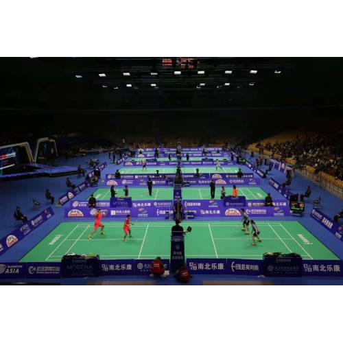 Vinyl PVC indoors Badminton Sports Flooring court mat