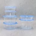 Disposable PET Round Salad Food Container Bowl