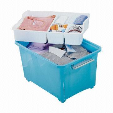 Plastic Storage Box, Made of PP, Easy to be Used, Suitable for Home Uses