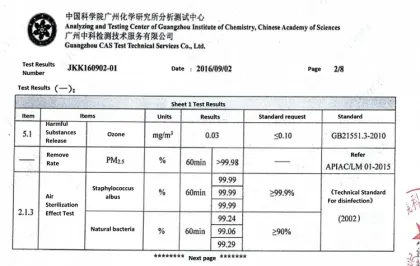 220V movable 95w uv removal Air poisoned whole house air purification