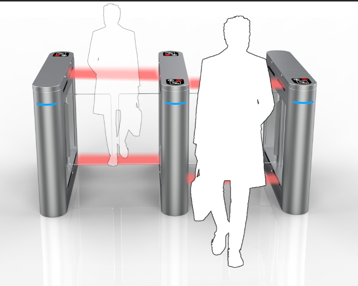 Pedestrian Swing Turnstile Barrier Speed Gates