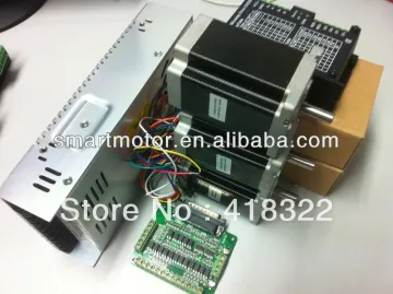 cnc stepper motor kit SM60HT86-2008, CNC router kit with 350w power supply and cw5045 stepper motor driver