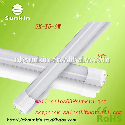 smd2835 led waterproof t5 led tube with 2 years warranty