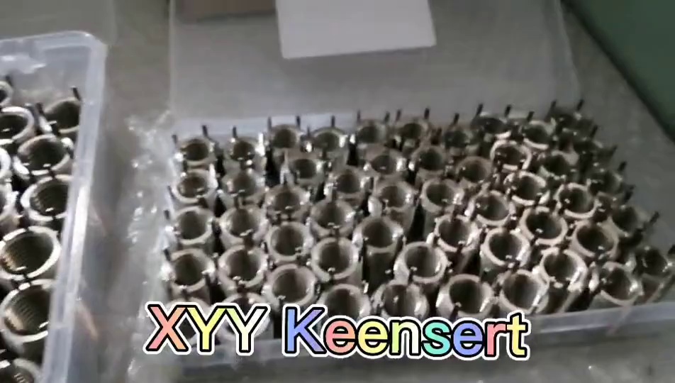 303 Stainless Steel M3/8-16-9/16-12 Keysert Thread Insert Made of Carbon Steel