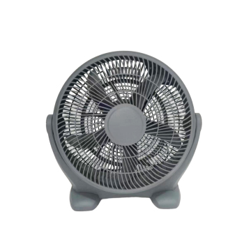 Modern Adaptive Black Box Table Fan with 5 Blades - Cheap and Portable Retro Design