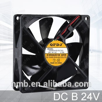 9225 92mm dc 24v 12v fan aluminum frame axial fan for power supply