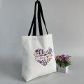 Sac fourre-tout en toile en coton personnalisé avec logo