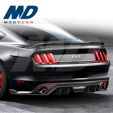สปอยเลอร์ด้านหลังคาร์บอนไฟเบอร์สไตล์ Hennessey สำหรับปี 2558-2559 ฟอร์ดมัสแตง GT