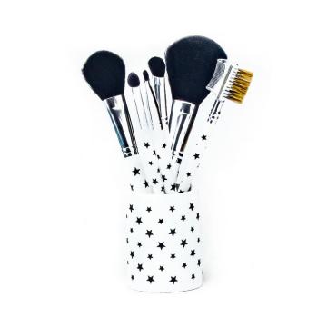 6 pc&#39;s Set Black Stars Makeup Brush Set