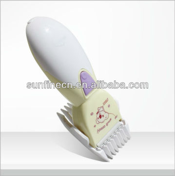 Home Use Low Noise Vibration Safety Ceremic Blade Baby Hair Clippers