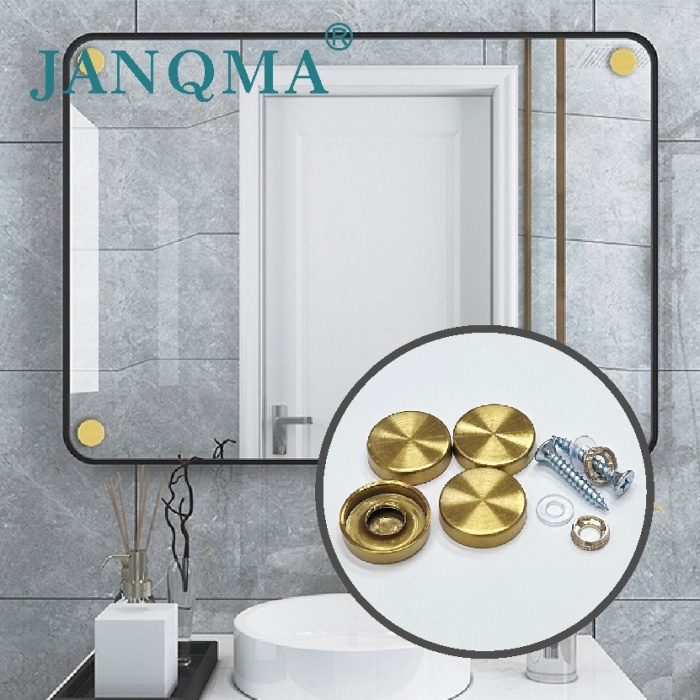 Золотая плоскость из нержавеющей стали декоративные зеркальные винты