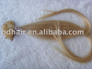 virgin natural human hair, blond human hair