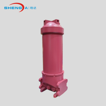 Steel type hydraulic inline oil filter assembly