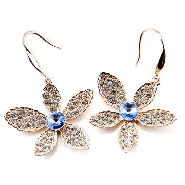 China factory crystal swarovski elements earrings