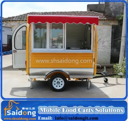 Hot selling Manufacturer Mobile snack food trailer/mobile food trailer/food catering trailer                        
                                                Quality Choice