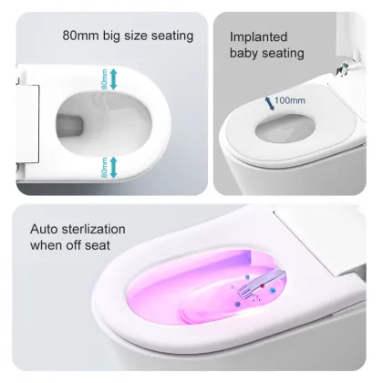 Intelligent Toilet: Advanced Features like Automatic Induction Flush, Integrated Sterilization, and Siphon Technology