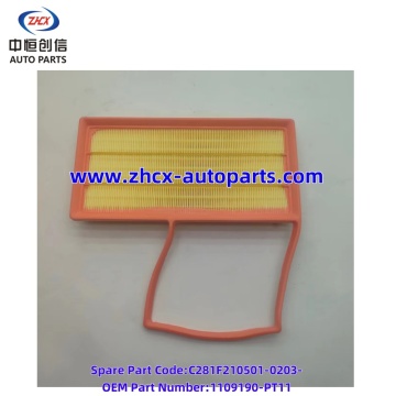 Letecký filtr pro Changan Qiyuan A05