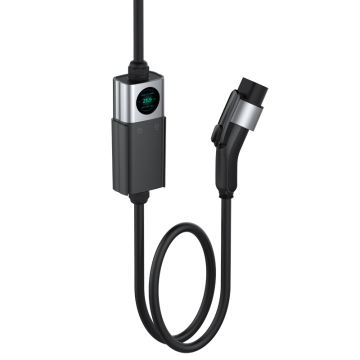 16A ปรับได้ 3.5kW AC ชาร์จเครื่องชาร์จรถยนต์ EV แบบพกพา - T SLA