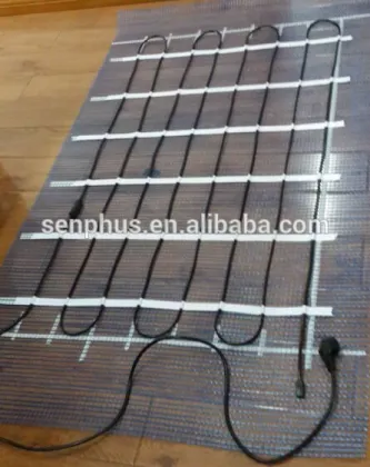 blue solar panel snow melt mat