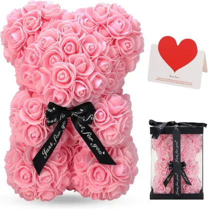 Eternal 25cm Foam Flower Bear - Best Seller for Various Holidays