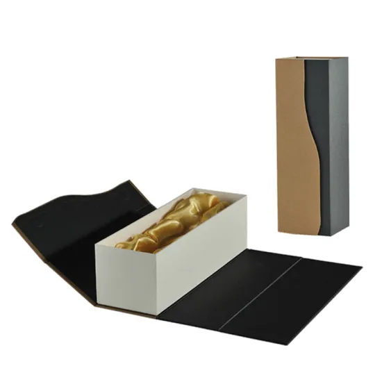 Custom Design Foldable Gift Wine Packaging Box