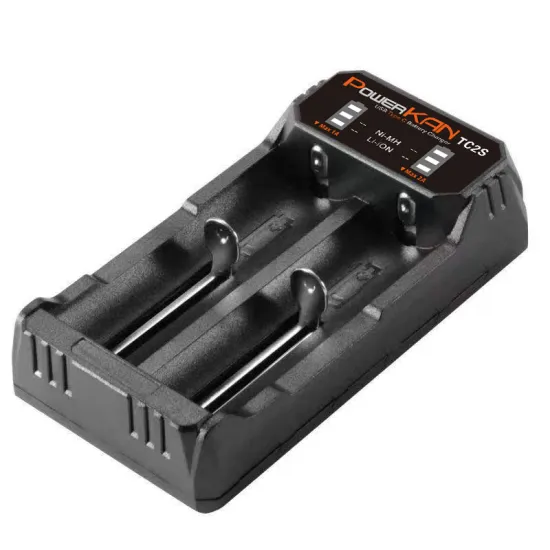 Smart Lithium Ion Battery Charger with USB Output and LCD Display for International Sockets