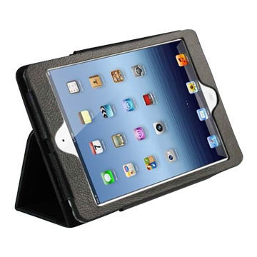 Leather Case for iPad Mini with Magnetic Attraction, Different Colors Available