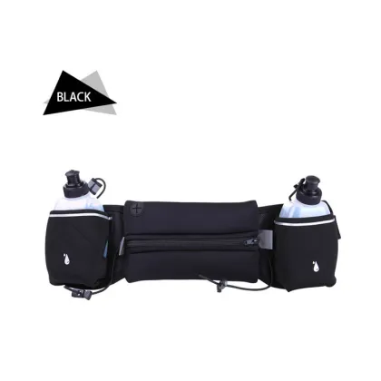 Marathon Waist Bag Water Bottle Jogging Holder Outdoor Sport Hiking Running Hydration Belt Waist Pack