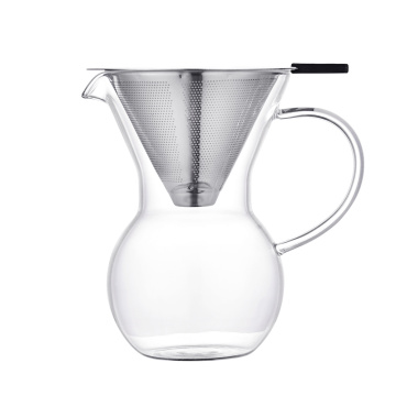 Pour Over Coffee Maker Stainless Steel Filter 200ML