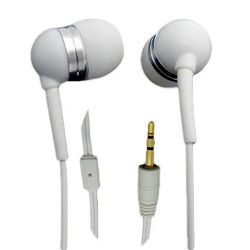 Earphone with 15mm Mylar Speaker & 20Hz to 20kHz Frequency Response Range, Logo Can be Customized