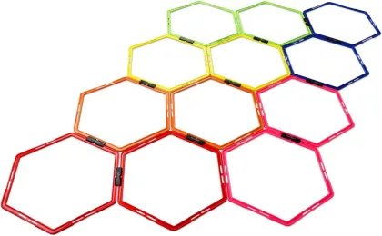 Hex Agility Ladder Hexagon Ring Agility Hurdles
