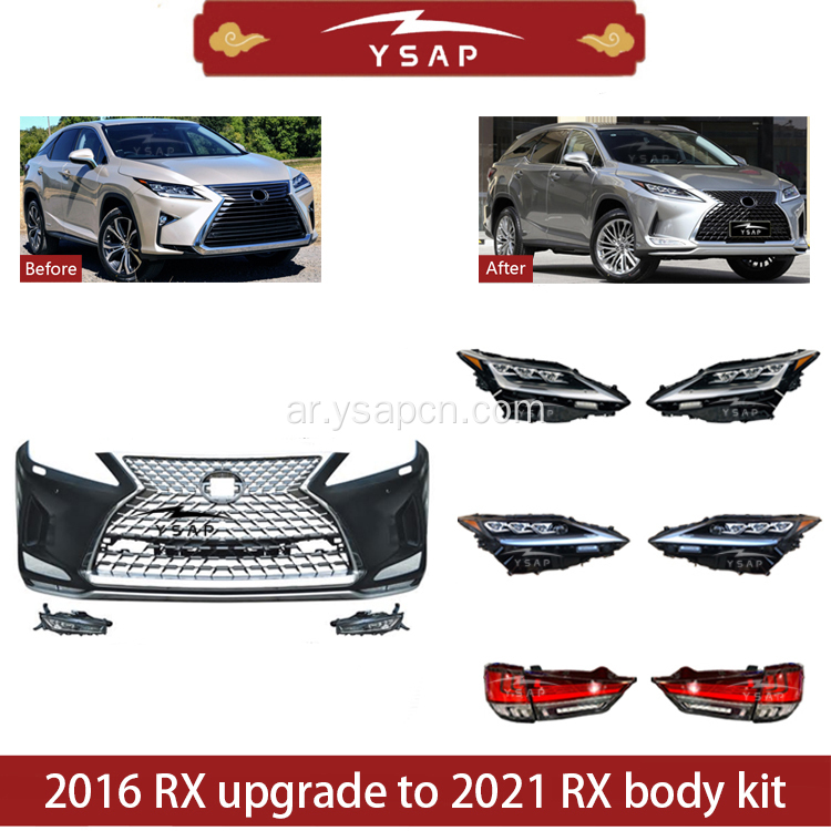 2021 RX FaceLift Body Kit لعام 2016-2019 RX