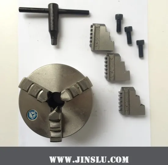 3 Jaw Lathe Chuck K11-100 100mm Self-centering M8x3 with Internal Jaws and External Jaws Accessories for Lathe