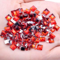 Square wholesale art assorted flat acrylic pink stones