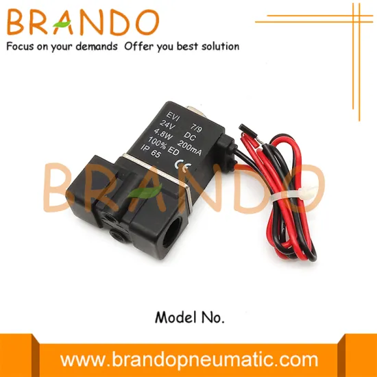 2P025-08 1/4'' 2/2 Way Plastic Pneumatic Solenoid Valve