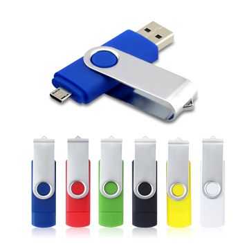 2 in 1 Mini Metal USB 2.0/3.0 OTG Flash Memory Stick