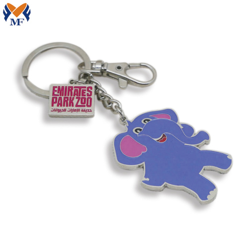 Metal Custom Enamel Animal Keychain