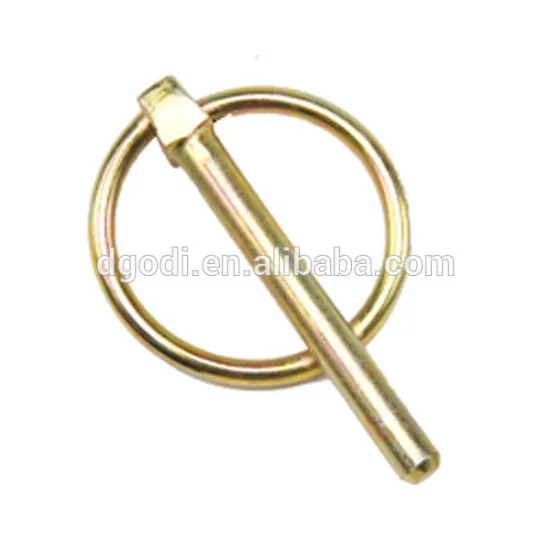 China custom made precision brass snap lock pin manufacturer