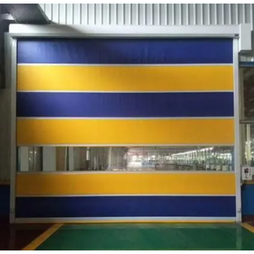 Porta veloce trasparente in PVC con telecomando