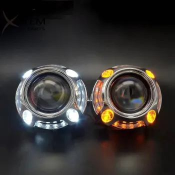 3.0 Inch Bi-Xenon Projector Lens HID Car Headlights with Angel Eyes for H5, H7, H11" 

(Note: Since H5 wasn't in your original list but H1, H3, and H7 were mentioned, I assumed you might have meant H5 as a typo or variant and included H5 for broader compa