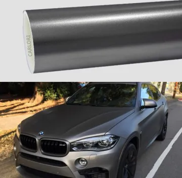 metallic diamond dark grey car wrap vinyl
