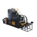 Horizontal hydraulic automatic baler machine